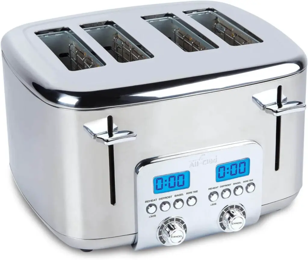all clad 4 slice toaster review